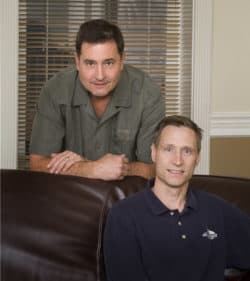 Founders of FasterHouse Jim Stiegemeier and Bryan Schroeder