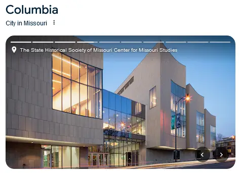 Columbia Missouri Florissant Missouri