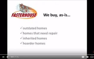 We buy as-is homes through REALTORS