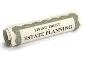 considerations for inherited property - living trust scroll