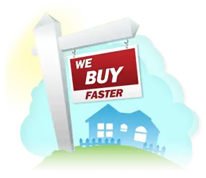 We Buy Houses Faster sign in yard