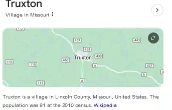 Truxton Missouri Florissant Missouri